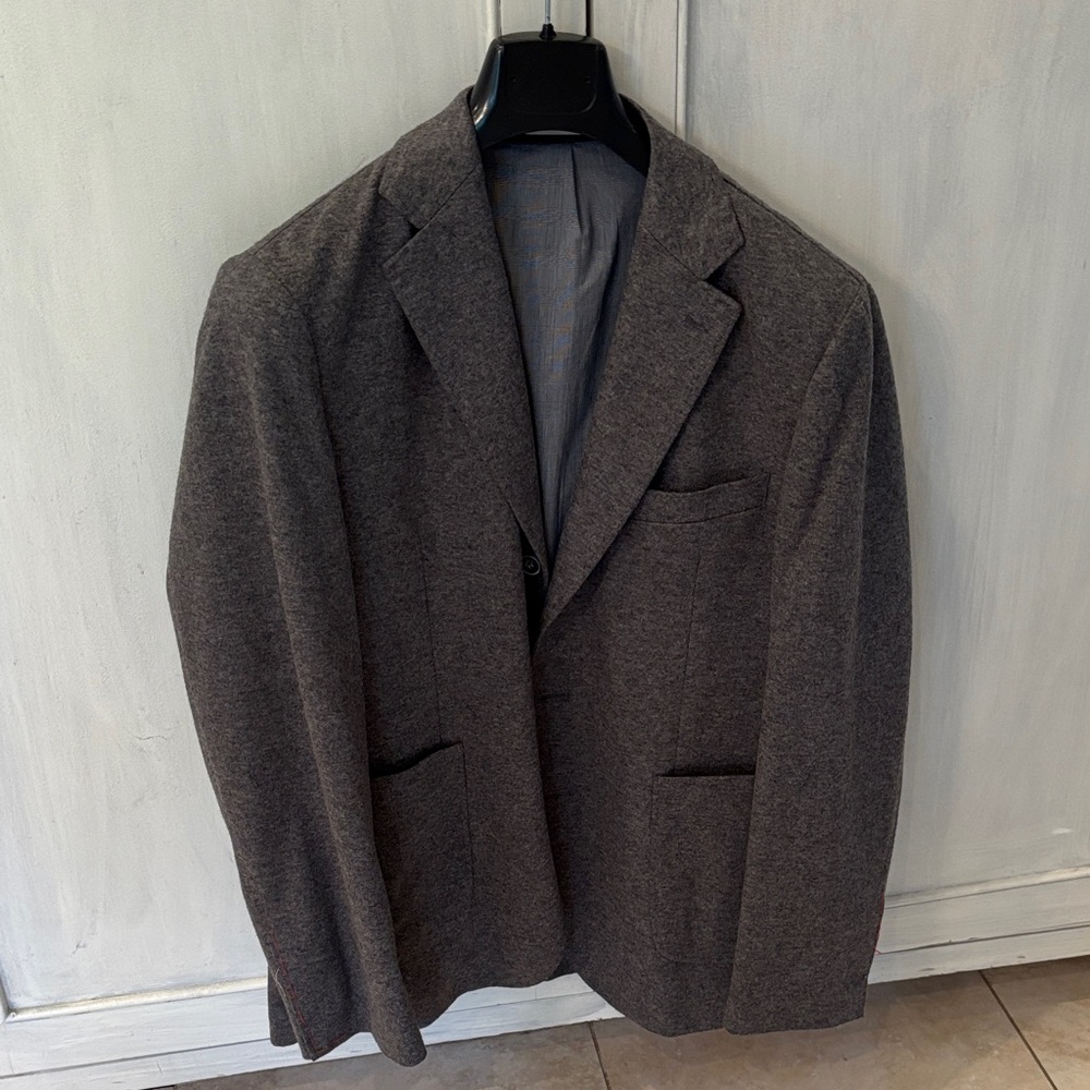 Wool Charcoal Men's Blazer